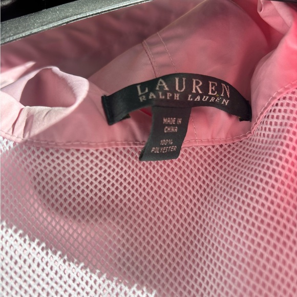 Vintage Lauren Ralph Lauren Mesh Lined Hooded Windbreaker Jacket - Picture 13 of 13